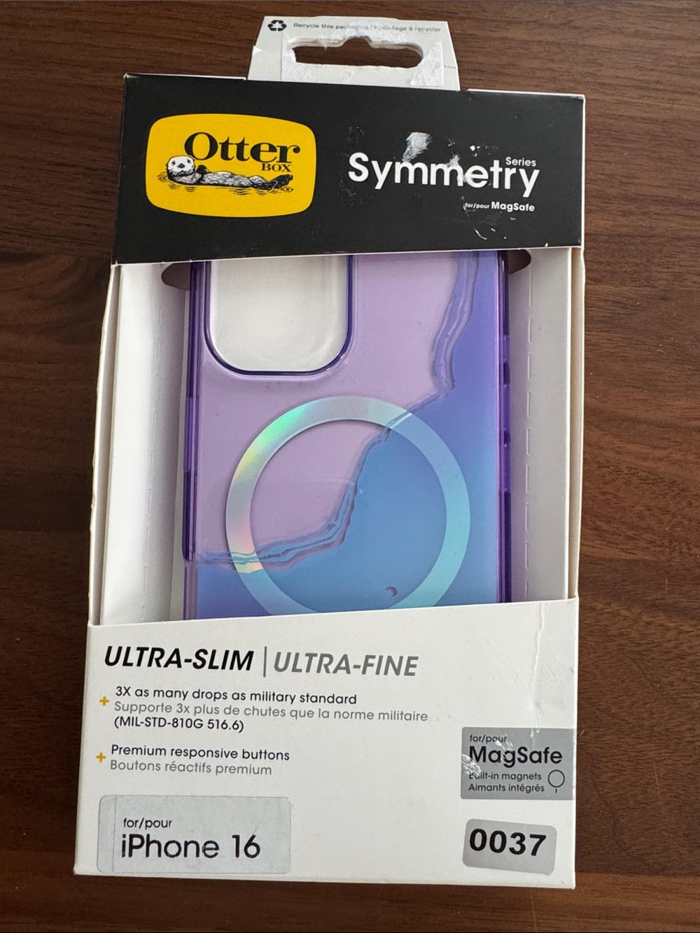 OtterBox Symmetry Series MagSafe Ultra-Slim Purple Case